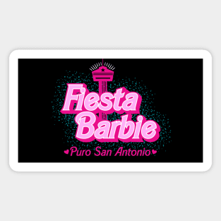 Fiesta Girl in Pink Puro San Antonio Magnet